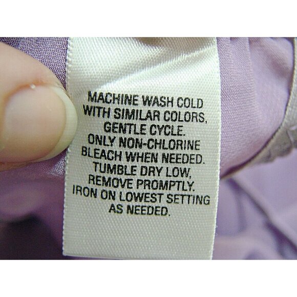 Enchanting Lace Nightdress Nightgown Lingerie Baby Doll Lace Lavender Purple XL - Picture 5 of 8